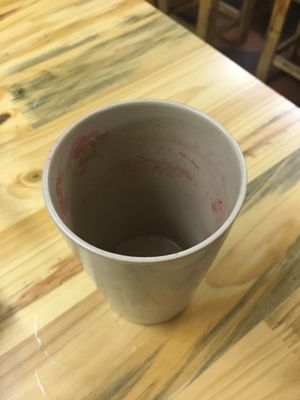 It was watermelon juice! 100%fresh! Sorry for the empty cup pic at Com Pho Chay Tu Bi in Hanoi