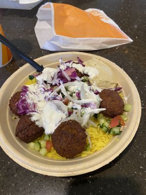   at Naf Naf Grill in Bloomington