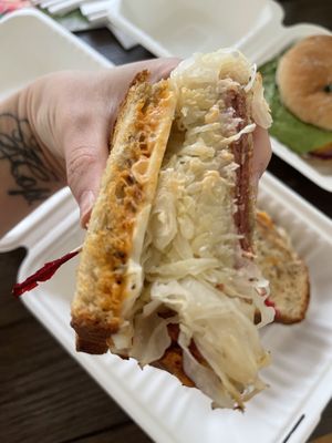 This is the most amazon Reuben I’ve had since going vegan  at Norma's Plant Based Cuisine in Altamonte Springs