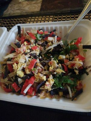 This is their Mexican salad. I absolutely loved it. at Norma's Plant Based Cuisine in Altamonte Springs