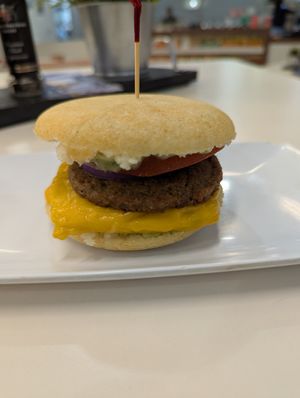 Breakfast Arepa at Norma's Plant Based Cuisine in Altamonte Springs