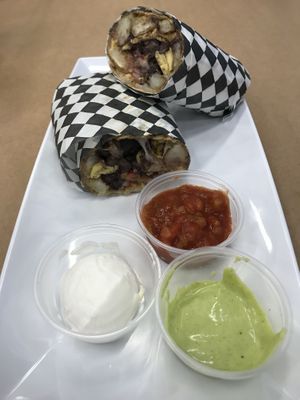 Breakfast burrito at Norma's Plant Based Cuisine in Altamonte Springs