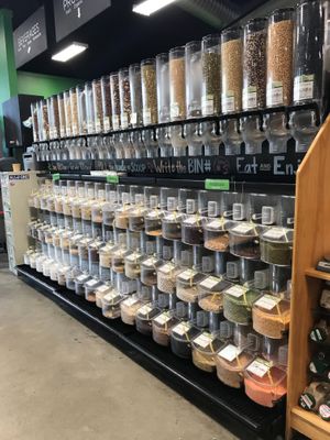 Bulk section at Grubb's Grocery in Jackson
