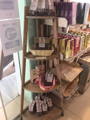 Whole section for vegan rice milk chocolate  at Mayan Monkey Mijas in Mijas