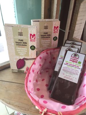 Vegan chocolate at Mayan Monkey Mijas in Mijas