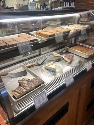 Dessert slice display   at Green Cuisine Vegetarian Restaurant in Victoria