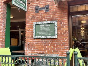 All vegan!  at Green Cuisine Vegetarian Restaurant in Victoria