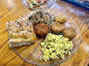 Hot bar   at Green Cuisine Vegetarian Restaurant in Victoria