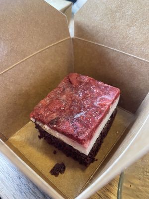 Strawberry chocolate bar  at Green Cuisine Vegetarian Restaurant in Victoria