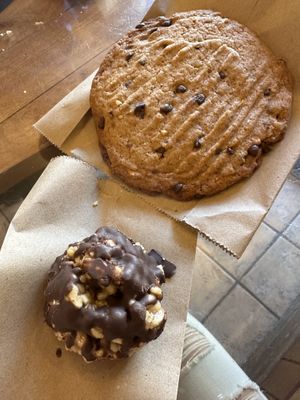 Obsessed with the vegan treats   at Green Cuisine Vegetarian Restaurant in Victoria