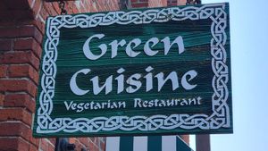Didn't capture a food photo. It wasn't exactly an appetizing looking plate. at Green Cuisine Vegetarian Restaurant in Victoria