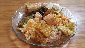 Dinner at Green Cuisine! at Green Cuisine Vegetarian Restaurant in Victoria