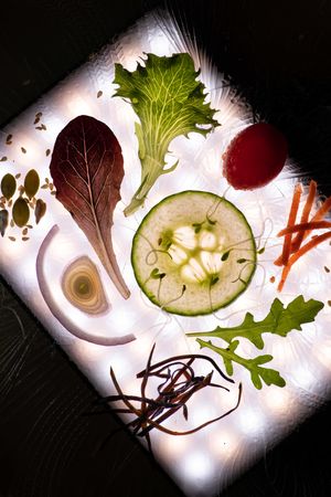 Daily Salad at Green Cuisine Vegetarian Restaurant in Victoria