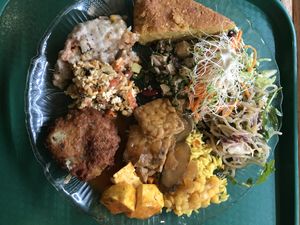 Delish! at Green Cuisine Vegetarian Restaurant in Victoria