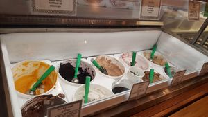 Ice-cream at Green Cuisine Vegetarian Restaurant in Victoria