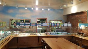 Inside at Green Cuisine Vegetarian Restaurant in Victoria