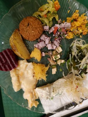 Plate #2. at Green Cuisine Vegetarian Restaurant in Victoria