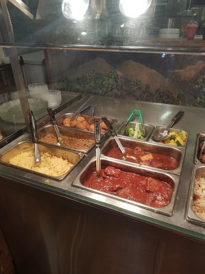 Hot Buffet at Green Cuisine Vegetarian Restaurant in Victoria