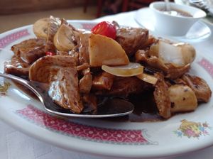 "Pollo" con salsa de soja at Gran Mundo in Torremolinos