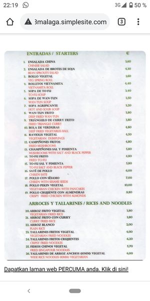 Carta at Gran Mundo in Torremolinos