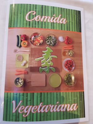 Vegan Menu at Gran Mundo in Torremolinos