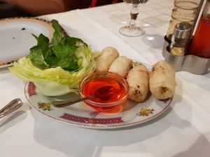 Rollo vietnamita vegetal at Gran Mundo in Torremolinos