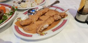 Pollo Saté vegano at Gran Mundo in Torremolinos