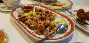 Mock Chicken with sesam at Gran Mundo in Torremolinos