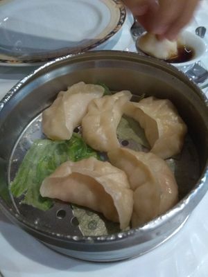 Raviolis de verduras at Gran Mundo in Torremolinos