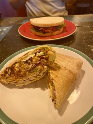 Tasty vegan lunch  at Lounges - Concho Lounge in Newquay