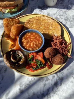 Vegan breakfast  at Lounges - Concho Lounge in Newquay