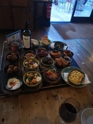 Selection of tapas dishes at Lounges - Croeso Lounge in Mumbles
