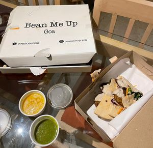Ordered falafel wrap  at Bean Me Up in Goa