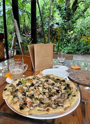 Zatar Pizza  at Bean Me Up in Goa