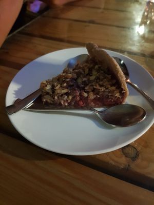 Cherry Moroon pie at Bean Me Up in Goa