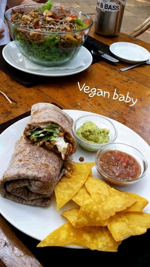 wild burrito at Bean Me Up in Goa