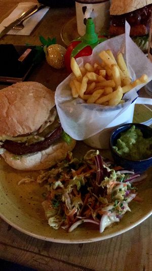 The vegan beyond burger at Lounges - Otto Lounge  in Heswall