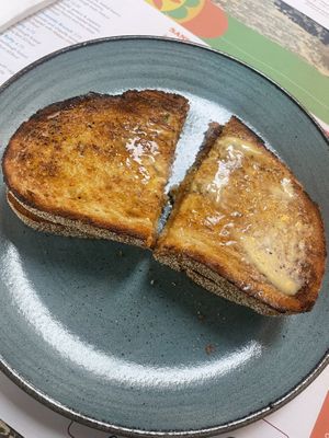 Toast with Vegan butter   at Racconto Lounge  in Bury