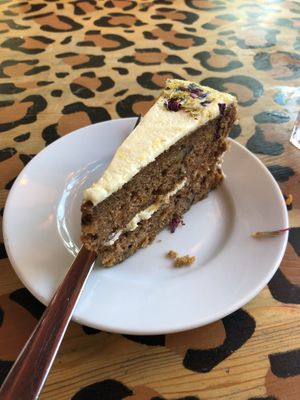 Carrot cake at Racconto Lounge  in Bury