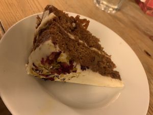 Carrot cake  at Racconto Lounge  in Bury