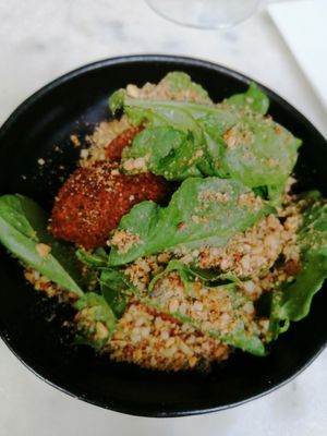 Falafel at Louvre Michaelense in Sao Miguel