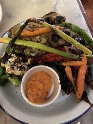 Roasted veg   at Louvre Michaelense in Sao Miguel