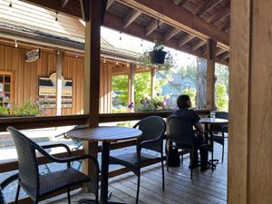 Nice patio for the summer  at Eve Olive in Nanaimo