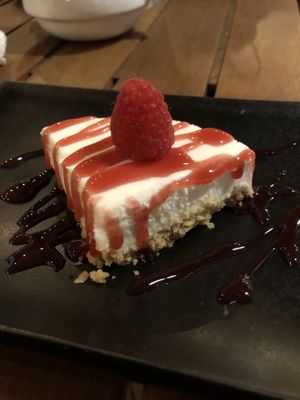 Lime cheese cake at Eve Olive in Nanaimo