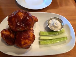 Cauliflower wings at Eve Olive in Nanaimo