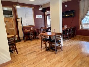 Dining area  at Eve Olive in Nanaimo