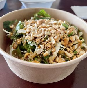 Vietnamese Noodle Salad - would love to see some more veggies like cucumbers and carrots included   at Eve Olive in Nanaimo