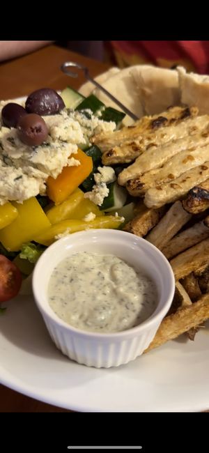 Chicken Souvlaki   at Eve Olive in Nanaimo