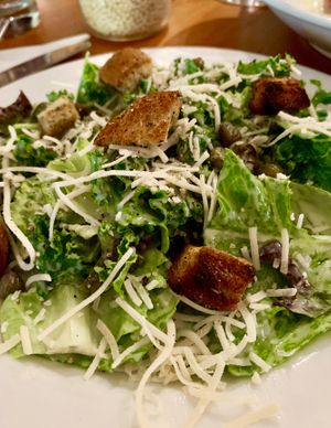 The perfect Caesar salad - crispy creamy salad - delicious 😋  at Eve Olive in Nanaimo