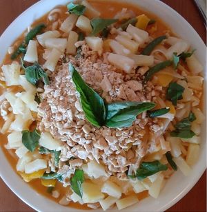 Cashew Coconut Curry  at Eve Olive in Nanaimo